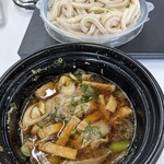 武蔵野うどん 澤村 - 肉汁うどん大盛りです((៸៸⩊៸៸) ࣪