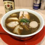 Ramen Shichisai Hanten - 特製煮干し¥1300、赤星（中）¥570