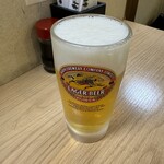 旭軒 - 生ビール490円