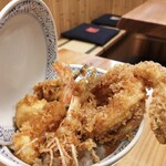 まさる - 大入り江戸前天丼3800円