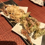 旬菜おばんざい とうたく - 今日一の天ぷら盛合せ