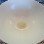 麺や 青雲志 - 空になった丼