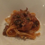 エノテカ・ラ・リコルマ - 瀬棚町福永さん黒豚トリッパ煮込みソース