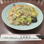 長崎飯店 - 皿うどん合い盛り　1200円