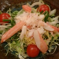 鰻割烹 伊豆栄 本店 - 蟹サラダ