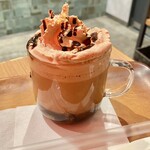 Taiwan ten cafe - オレンジショコラティー(期間限定/店内提供のためグラスで)