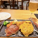 熟成牛ステーキ＆プレミアムハンバーグ Gottie'sBEEF - 