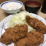あさや - ヒレかつ定食(1,200円)
