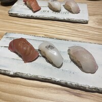 THE SUSHI GINZA 極 - 1回目のまぐろとイカ