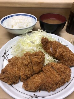 いもや - ヒレかつ定食(1,200円)