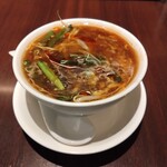 石庫門 - 酸辣湯スープ　¥350