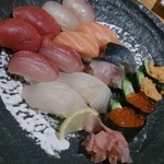 海鮮居酒屋 海流 - おまかせ上握り二人前