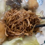 古久家 - あんこうの焼きそばの麺