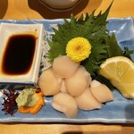 お福寿司 - ホタテ刺身