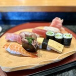 しほう田 - にぎり鮨ランチ…¥1,300円(税込)