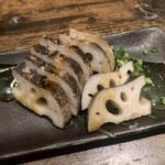 Semma Iru - 焼き蓮根、ホクホク。