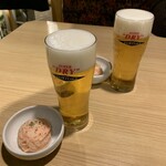 個室焼鳥 あか峯 - スーパードライ エクストラコールド