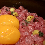 焼肉 神宮 - 特製和牛イチボ土鍋ご飯