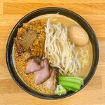 味噌っ子 ふっく - チャーシュー担々麺(野菜まし)+味玉 