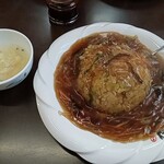 台湾料理 福祥居 - フカヒレあんかけ炒飯
