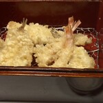 天麩羅　中清 - 海老、鱚、女鯒、穴子