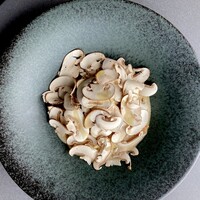 帆立貝とキノコのパルメザンチーズリゾット