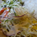 麺家 Dragon kitchen - 日替わりランチのサラダ