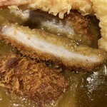 北新地本通り つるとんたん 琴しょう楼  - カレー三昧のおうどん（かつ アップ）