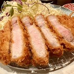 とんかつ井戸枩 - きなこ豚ロースカツ定食150g 1500円