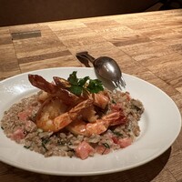 CICADA - エビと舞茸のリゾット