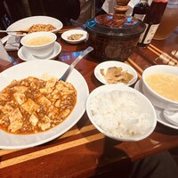 個室中華 頤和園 京橋店 - 麻婆豆腐定食　1200円