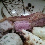 蕎麦切り 酒 大愚 - 媛っこ地鶏炭火焼きアップ。