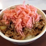 Sukiya - 牛丼特盛！紅生姜も特盛！！