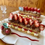 カフェ・ド・リオン パレット - プレミアムいちごのパリミルフィーユ