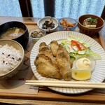 暖木 - 牡蠣フライ定食¥1,760