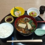 日本料理 山茶花 - 筍山菜にゅうめんと桜海老のかき揚げ