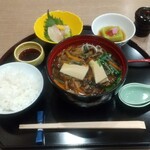 日本料理 山茶花 - 筍山菜にゅうめんと桜海老のかき揚げ