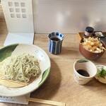 Yoshimura - ざるそばとミニかき揚げ丼