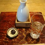 並木藪蕎麦 - 樽酒　７００円　蕎麦味噌付き