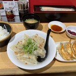 石松餃子 - 焼水定食（石松餃子＆水餃子）