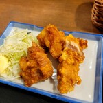 徳田酒店 - サバ塩焼&鶏から