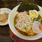 Sobabar Ciliegio - 伊太めし屋さんの中華soba1600円＋青森チャーマヨ丼200円