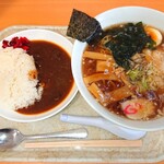 ひまわり - ラーメン&ﾐﾆカレーセット