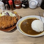 Tonkatsu Aoki No Curry Ya Ippe Koppe - 特上ロースカツカレー　ライス大盛