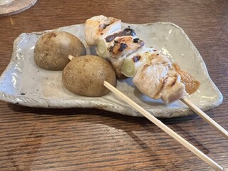 Kamameshi Saijiki Sakitei - 串焼き２品