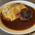 カフェレストラン 瑠奈 - 料理写真:オムハンバーグ