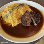 カフェレストラン 瑠奈 - オムハンバーグ
