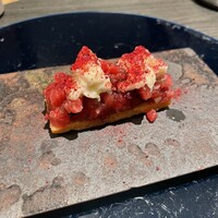 malca - やま幸さんより 勝浦産　本マグロ、タルタル、ブルスケッタ