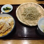 㐂道庵 - カツ丼セット  1030円