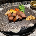鉄板焼 銀明翠 - 牛ステーキ　サーロイン